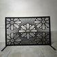 Modern Floral Fireplace Screen M9