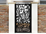 Custom Gate | Metal Garden Gate | Metal Art Accent | Pedestrian Walk Thru Entry | Outdoor | Indoor | Garden Gate | Modern Gate 09