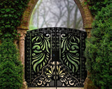 Custom Gate | Metal Garden Gate | Metal Art Accent | Pedestrian Walk Thru Entry | Outdoor | Indoor | Garden Gate | Modern Gate_walk_way
