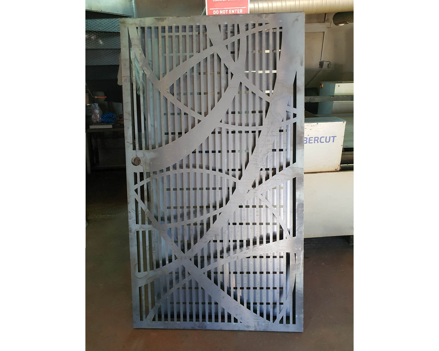 OUTLET GATE | Custom Gate | Metal Garden Gate | Metal Art Accent | Pedestrian Walk Thru Entry | Outdoor | Indoor | Garden Gate |