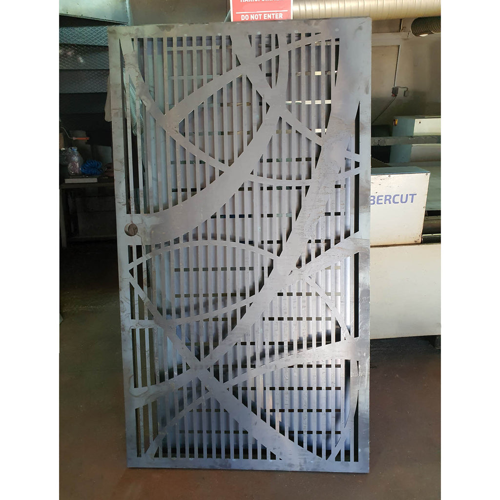 OUTLET GATE | Custom Gate | Metal Garden Gate | Metal Art Accent | Pedestrian Walk Thru Entry | Outdoor | Indoor | Garden Gate |