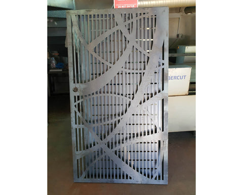 OUTLET GATE | Custom Gate | Metal Garden Gate | Metal Art Accent | Pedestrian Walk Thru Entry | Outdoor | Indoor | Garden Gate |