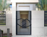 Custom Gate | Metal Garden Gate | Metal Art Accent | Pedestrian Walk Thru Entry | Outdoor | Indoor | Garden Gate | Modern Gate 1
