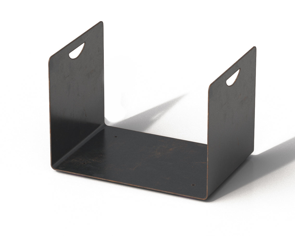 Firewood Rack, Steel Firewood Holder, Firewood Storage, Metal Firewood Storage, Bent Steel Firewood Holder, Wood Rack, Gift for Him
