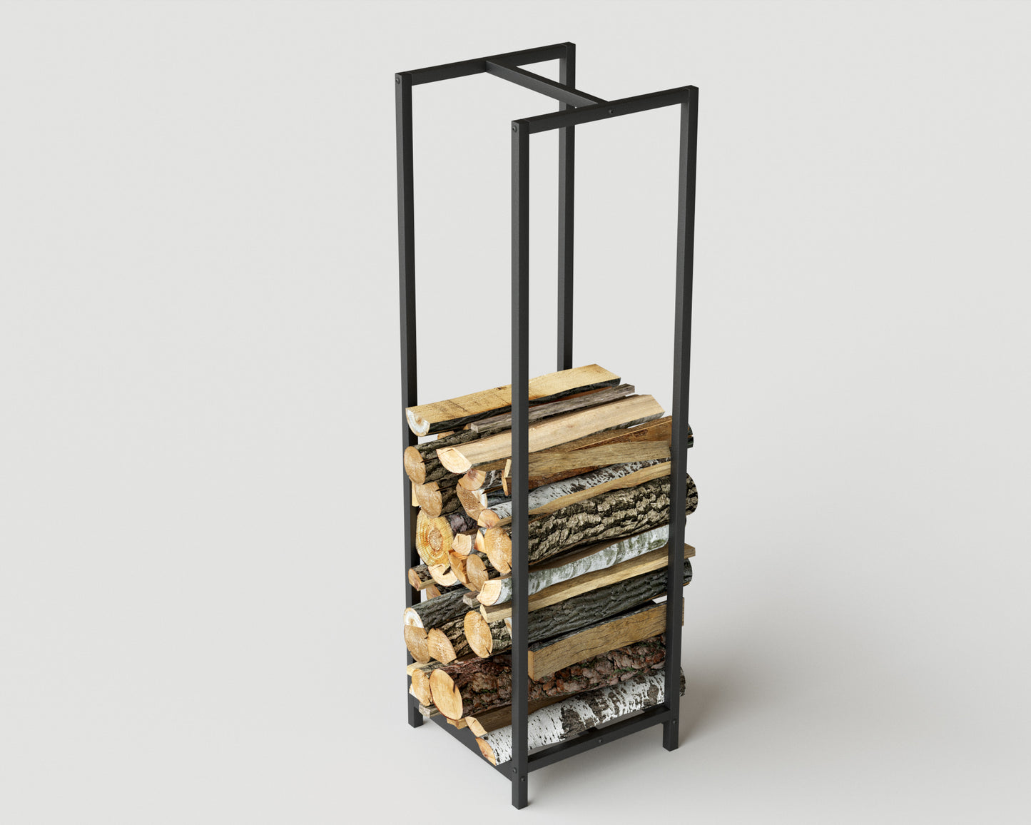 Firewood Rack, Steel Firewood Holder, Firewood Storage, Wood Rack Firewood Rack,Garden Decor Farmhouse Gift Metal Log Holder
