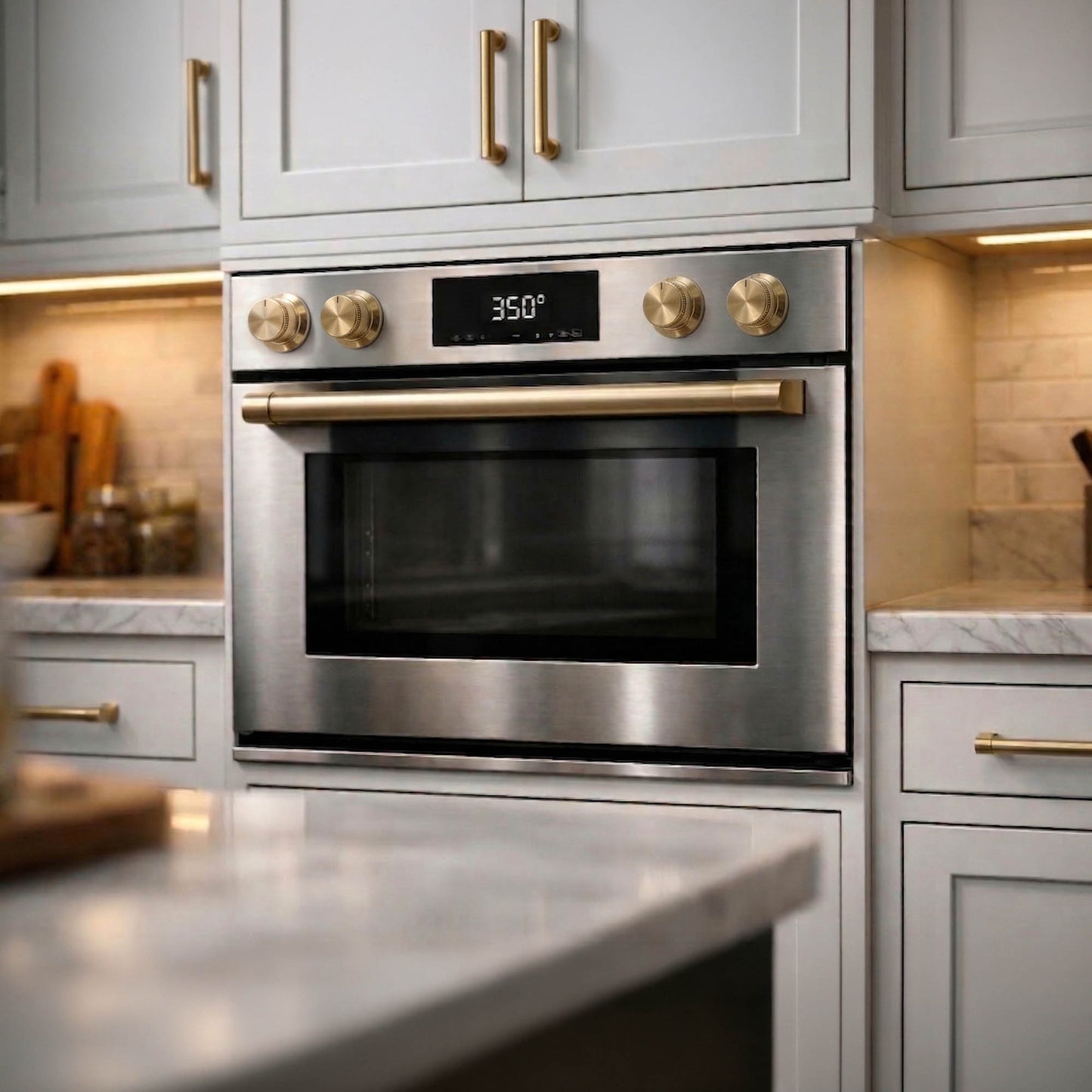 Handcrafted Unlacquered Brass Stove Knobs