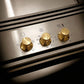 Handcrafted Unlacquered Brass Stove Knobs