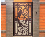 Custom Gate | Metal Garden Gate | Metal Art Accent | Pedestrian Walk Thru Entry | Outdoor | Indoor | Garden Gate | Modern Gate, Dragon