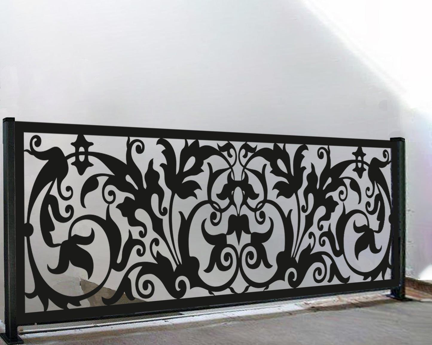 Custom privacy | Interior panel | Fence Panel | Laser Cut | Balcony Railing | Metal Railing Panel | Metal Privacy Screen classic panel