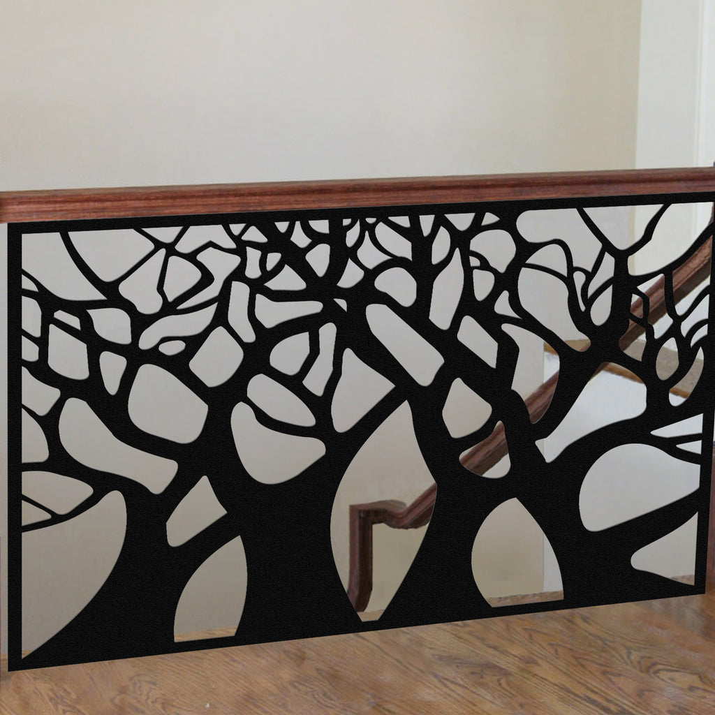 Fence, Balcony Railing, Metal Railing Panel, Tree panel