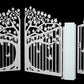 Custom Gate, Metal Garden Gate, Metal Art Accent, Pedestrian Walk Thru Entry, Outdoor, Drive way Gate, Tree Design 10ftx8ft