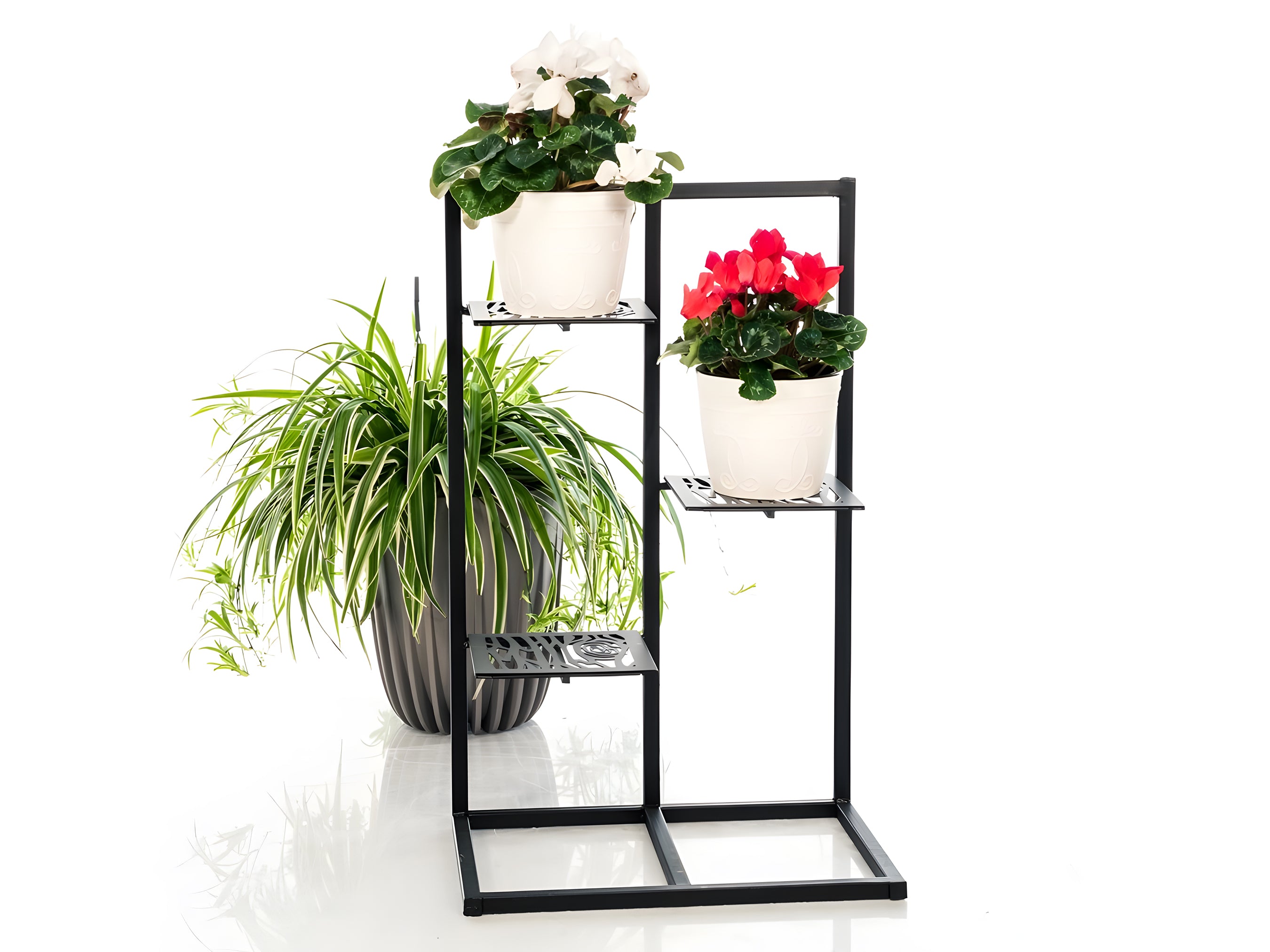 Metal Flower Pot, Plant Stand, Adjustable Palnter Stand, Multi Plant Stand, indoor flower shelf, outdoor step rack, flower pot stand, metal flower shelf