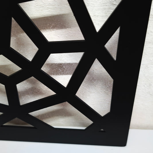 Custom privacy | Interior panel | Fence Panel | Laser Cut | Balcony Railing | Metal Railing Panel | Metal Privacy Screen | honeycomb pattern