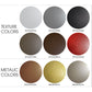texture colors, metalic colors