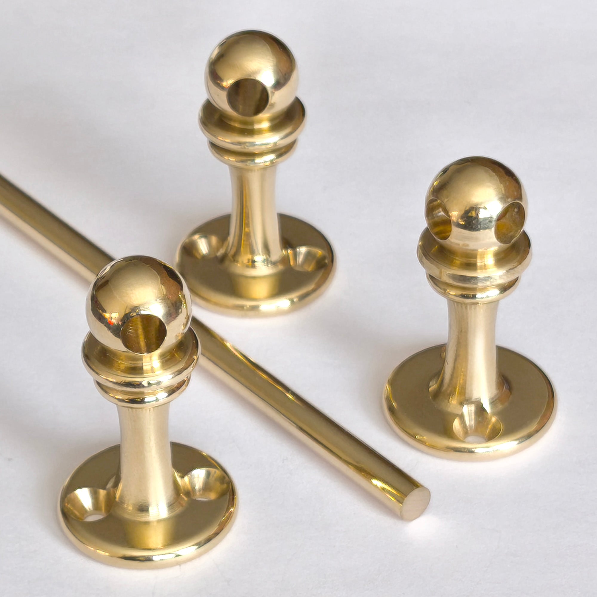 Brass Gallery Rail | Brass Shelf Tipping | Bookshelf Tipping | Rails And Posts