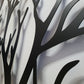 Custom privacy | Indoor-Outdoor panel | Fence Panel | Laser Cut | Balcony Railing | Metal Railing Panel | Metal Privacy Screen | Tree Panel, 158"x49"