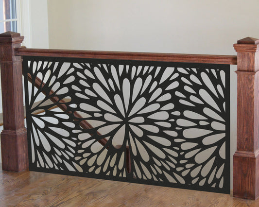 Custom privacy | Interior panel | Fence Panel | Laser Cut | Balcony Railing | Metal Railing Panel | Metal Privacy Screen